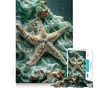 Puzzle Smaragd Étoile de mer 1000 pièces pour Adolescents, Jouet Anti-Stress, découpe Nette, liste de souhaits du Père Noël 50x75cm