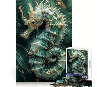 Puzzle Smaragd Hippocampe pour Adultes, 1000 pièces, renforce la mémoire, soulage Le Stress, Bords Lisses, 50x75cm