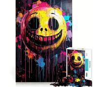 Puzzle Smile Vibes Everywhere 1000 pièces pour Adolescents Se Souvenir, améliorer, détendre l'esprit Pièce d'art aux Contours Nets 50x75cm