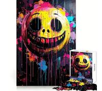 Puzzle Smile Vibes Everywhere pour Adultes, 1000 pièces, Jeu d'exercice Mental, Amusant à Partager, découpe de précision, Cadeau Unique 38x52cm