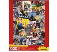 Aquarius Puzzle en bois – Affiches de guerre du Smithsonian – 1000 pièces