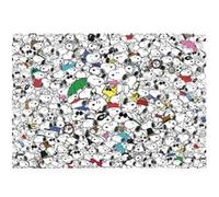 Puzzle snoopy peanuts 1000 pieces 70x50cm - challenge extreme impossible - heros bd humour - defi adultes - set puzzle