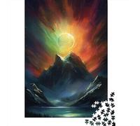 Puzzle Soleil et Orages pour Adultes 1000 Pièces Puzzles en Papier pour Adultes Puzzles pour 12 Ans et Plus Cadeaux de Noël 1000pcs (38x26cm)