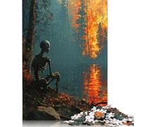 Puzzle Solitaire pour Adultes 500 pièces, Puzzle Stimulant à Faire soi-même, Grand Format, Jouet éducatif, Jeu Familial Amusant, décoration intérieure Unique, 500 pièces (52 x 38 cm)