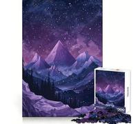 Puzzle Sommets étoilés pour Adolescents, 1000 pièces, activité de réflexion à Domicile, Bords précis, Cadeau Festif 50x75cm