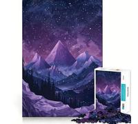 Puzzle Sommets étoilés pour Adolescents, 1000 pièces, activité de réflexion à Domicile, Bords précis, Cadeau Festif 50x75cm