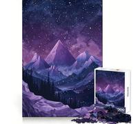 Puzzle Sommets étoilés pour Adultes, 1000 pièces, Jeu de réflexion Amusant à Partager, découpe de précision, Cadeau Unique 38x26cm