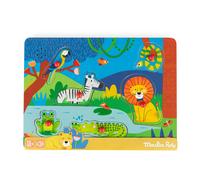 Puzzle sonore animaux en bois Les Toupitis Moulin Roty