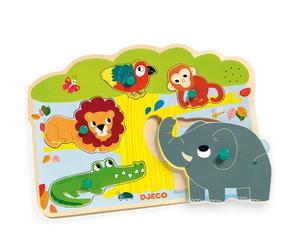 Puzzle sonore bois +12m baobab djeco