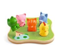 Djeco Puzzle sonore Caconimo – Animaux de la ferme Multicolore G