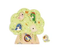 Janod Puzzle sonore Oiseau – 6 pièces