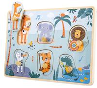 Puzzle Sonore Jungle Musicale Bleu TU