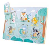 Puzzle sonore les animaux musiciens vert TU