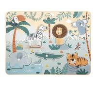Small Foot Design – Puzzle sonore Safari – Bois certifié FSC® 100% – Dès 1 an – 12755