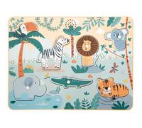 Small Foot Design – Puzzle sonore Safari – Bois certifié FSC® 100% – Dès 1 an – 12755