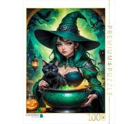 Puzzle · Sorcière Classique avec Potion Magique intéressante | Sorcières blanches sensuelles dans des scènes enchanteresses · 1000 pièces · Format assemblé 64 × 48 cm · CALVENDO Puzzle