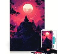 Puzzle Sorcière de la Nuit pour Adultes,1000 pièces,Jeu de réflexion et d'adresse,découpe de Haute précision,défi divertissant pour Les Loisirs (50x75cm)
