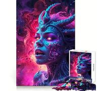 Puzzle Sorcière de l'enfer pour Adolescents, 1000 pièces, Bien-être cérébral, apaisement Mental, Divertissement, Verrouillage Parfait, (38x52cm)