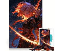 Puzzle Sorcière Déchaînée 1000 Pièces pour Adultes Jeu de Réflexion Paisible et Amusant Pièce de Collection Art Découpée avec Soin (50x75cm)