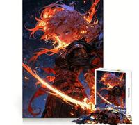 Puzzle Sorcière Déchaînée 1000 Pièces pour Adultes Jeu Intellectuel Découpe Précise Cadeau de Père Noël (38x26cm)