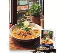 Puzzle Soupe de Nouilles au Citron Vert pour Adultes 1000 Pièces Jeu de Logique Solide Soulagement de la Tension Bords Transparents Cadeau Premium (38x52cm)