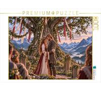 Puzzle · sous Les Vieilles Branches | Un mariage nordique sous un vieil arbre · 1000 pièces · Format assemblé 64 × 48 cm · CALVENDO Puzzle
