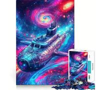 Puzzle sous-Marin Spatial Difficile pour Adultes, 1000 pièces, Rappel, amélioré, Doux, Relaxant, découpe Nette, Cadeau Unique 50x75cm