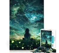 Puzzle Space Girl pour Adolescents, 1000 pièces, Jeu de logique et de développement du Sens de l'équilibre, découpe précise, (50x75cm)