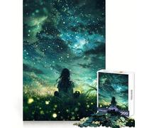 Puzzle Space Girl pour Adolescents, 1000 pièces, Jeu de logique et de développement du Sens de l'équilibre, découpe précise, (50x75cm)