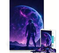 Puzzle Space is Wild 1000 pièces pour Adolescents, Jeu de logique Fine, Loisir Facile, Bords Nets, Cadeau de Festival (38x26cm)