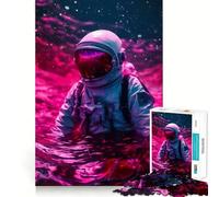 Puzzle Space is Wild pour Adultes, 1000 pièces, pour stimuler la mémoire, Jeu de Groupe, Assemblage du Motif, Surprise de Noël (38x52cm)