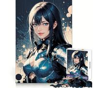 Puzzle Space Knight 1000 pièces pour Adolescents Stimule la mémoire Calme et sérénité Qualité supérieure (38x52cm)