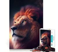 Puzzle Space Lion 1000 pièces pour Adolescents, Jeu Intelligent, découpe précise, Cadeau Exquis (50x75cm)