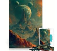 Puzzle Space Oasis 1000 pièces pour Adultes, Jeu de réflexion, Passe-Temps la Maison, Bords Nets, Joli Cadeau (38x52cm)