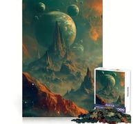 Puzzle Space Oasis 1000 pièces pour Adultes Stimule la mémoire Amusant et décontracté Bords Nets Cadeau Classique (38x26cm)