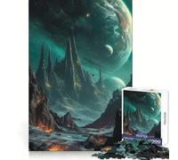 Puzzle Space Oasis 1000 pièces pour Adultes Think Smart Toy Family Joy Découpe précise Pièce d'art (38x52cm)