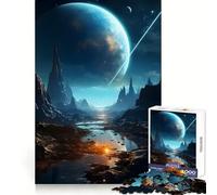 Puzzle Space Oasis de 1000 pièces pour Adultes Un défi intellectuel Stimulant, Un Jeu de réflexion Doux et Relaxant, Une découpe précise et Un Cadeau mémorable (38x26cm)