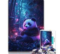 Puzzle Space Panda 1000 pièces pour Adolescents, Jouet éducatif et éducatif, idéal comme Cadeau pour Toute la Famille 50x75cm