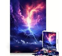 Puzzle Space Storm Hard pour Adultes, 1000 pièces, Jouet Intelligent et Amusant, découpe précise, Cadeau Artistique 38x26cm