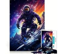 Puzzle Space Surfer 1000 pièces pour Adultes, Jeu de logique Solide, Jeu de Groupe, Bords Nets, 38x52cm