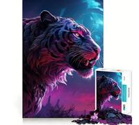 Puzzle Space Tiger 1000 pièces pour Adolescents, Jeu de réflexion, Design Confortable et Relaxant, Cadeau attentionné 50x75cm