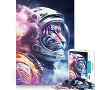 Puzzle Space Tiger pour Adultes, 1000 pièces, Jeu de logique et d'habileté, à découper avec précision, pièce de Collection 50x75cm