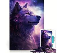 Puzzle Space Wolf Difficile pour Adultes, 1000 pièces, Jouet Intelligent, Amusant et décontracté, découpe précise, Cadeau Artistique 50x75cm