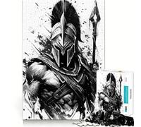 Puzzle Spartab Warrior 1000 pièces pour Adolescents, Jeu de réflexion, Design Confortable et Relaxant, Cadeau attentionné 38x26cm