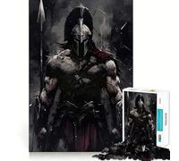 Puzzle Spartab Warrior 1000 pièces pour Adolescents, Jeu de réflexion, Plaisir partagé, Bords précis, Cadeau de Noël 38x26cm