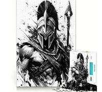 Puzzle Spartab Warrior pour Adultes, 1000 pièces, Jeu de logique Pure, Anti-Stress, découpe Nette, Cadeau de Noël 38x52cm