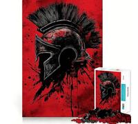 Puzzle Spartan Gladiator pour Adultes 1000 pièces, Jeu de logique mentale, Doux et Relaxant, découpe Ferme, liste de souhaits du Père Noël 38x26cm