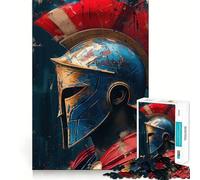 Puzzle Spartan Gladiator pour Adultes 1000 pièces Smart Reason Toy Group Joy Smooth Edge Fine Art Piece 38x26cm
