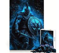 Puzzle Spartan Warrior Hard pour Adultes 1000 pièces Boost Recall Calm Escape Tight Edge Cadeau spécial 50x75cm