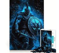 Puzzle Spartan Warrior Hard pour Adultes 1000 pièces Boost Recall Calm Escape Tight Edge Cadeau spécial 50x75cm
